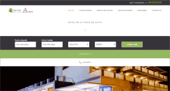 Desktop Screenshot of hotelplayaoliva.com